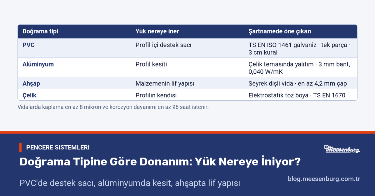Doğrama Tipine Göre Donanım: Yük Nereye İniyor?