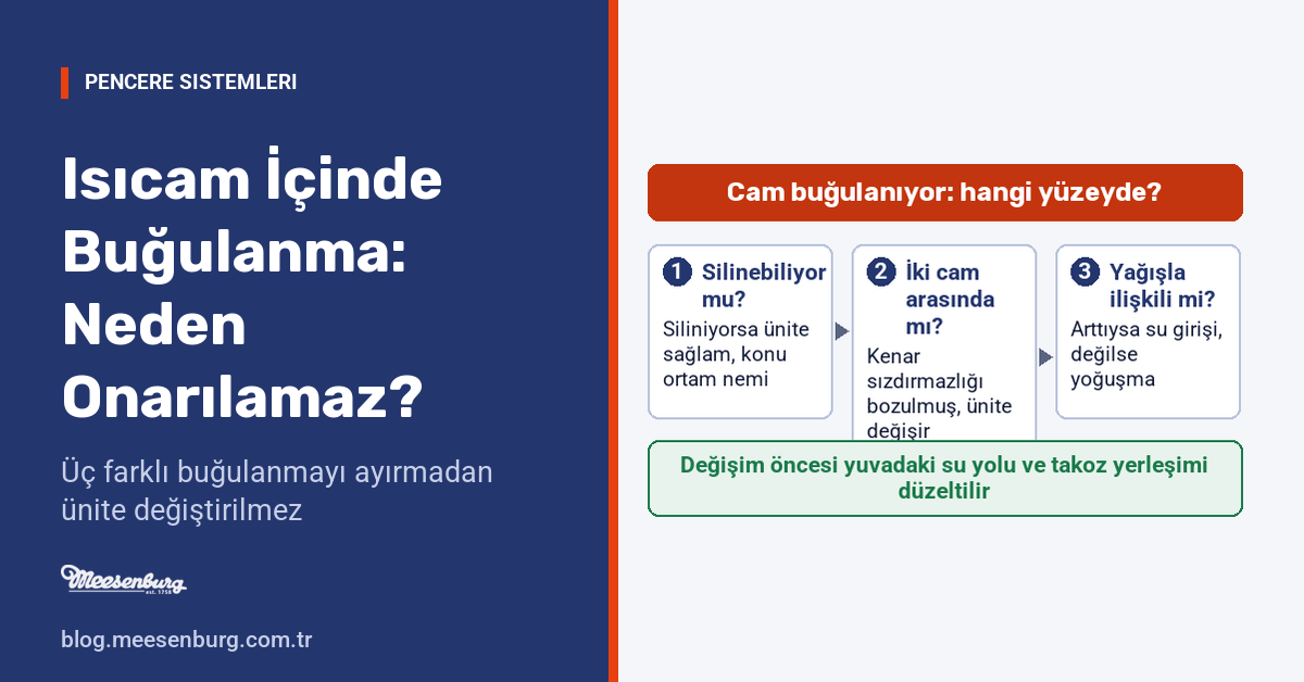 Isıcam İçinde Buğulanma: Neden Onarılamaz?
